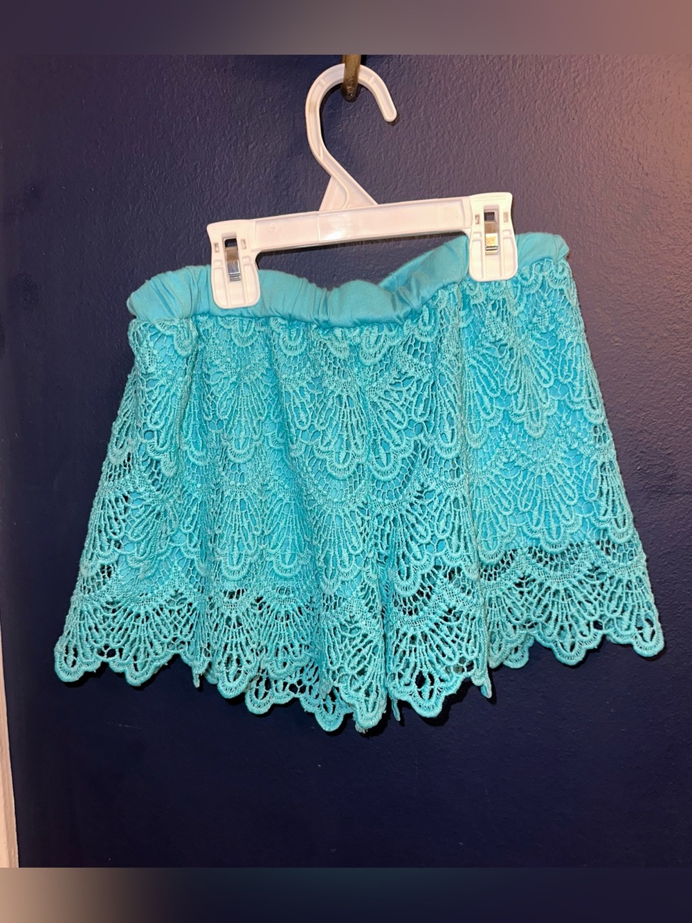 Self Esteem Turquoise kids Shorts Size xl